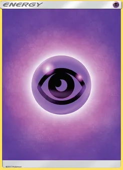 Psychic Energy card from Sun & Moon, number 168/149