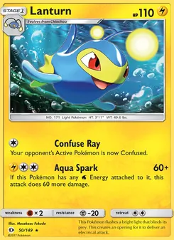 Lanturn card from Sun & Moon, number 50/149