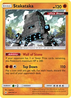 Stakataka card from Unbroken Bonds, number 106/214
