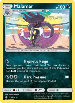 Malamar card from Unbroken Bonds, number 119/214