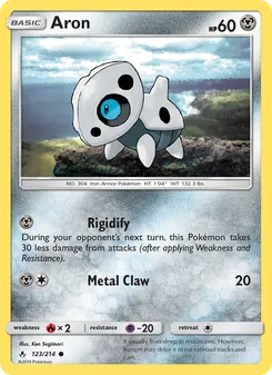 Aron card from Unbroken Bonds, number 123/214