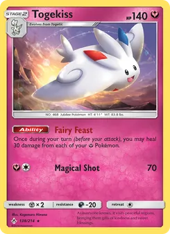 Togekiss card from Unbroken Bonds, number 138/214