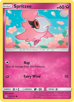 Spritzee card from Unbroken Bonds, number 141/214