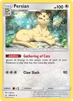 Persian card from Unbroken Bonds, number 148/214
