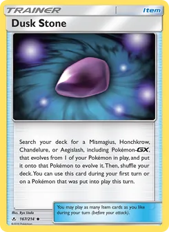 Dusk Stone card from Unbroken Bonds, number 167/214
