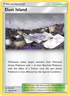 Dust Island card from Unbroken Bonds, number 168/214