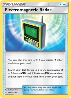 Electromagnetic Radar card from Unbroken Bonds, number 169/214