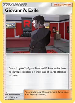 Giovanni’s Exile card from Unbroken Bonds, number 174/214