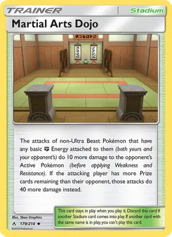 Martial Arts Dojo card from Unbroken Bonds, number 179/214