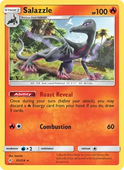 Salazzle card from Unbroken Bonds, number 31/214