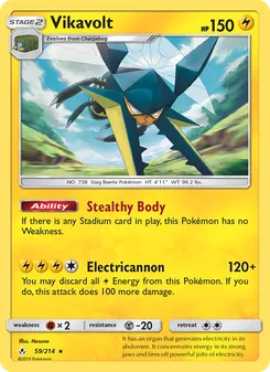 Vikavolt card from Unbroken Bonds, number 59/214