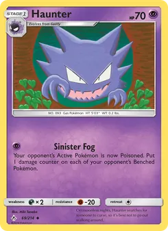Haunter card from Unbroken Bonds, number 69/214