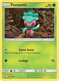 Fomantis card from Unified Minds, number 15/236