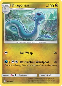 Dragonair card from Unified Minds, number 150/236