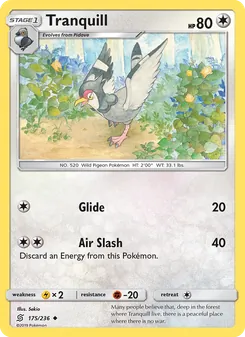Tranquill card from Unified Minds, number 175/236