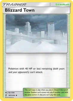 Blizzard Town card from Unified Minds, number 187/236