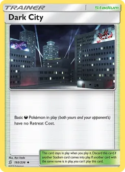 Dark City card from Unified Minds, number 193/236