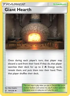 Giant Hearth card from Unified Minds, number 197/236