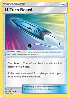 U-Turn Board card from Unified Minds, number 211/236
