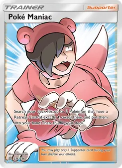 Poké Maniac card from Unified Minds, number 236/236