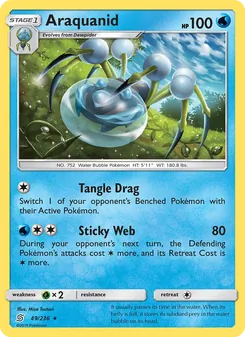 Araquanid card from Unified Minds, number 49/236