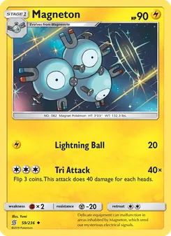 Magneton card from Unified Minds, number 59/236