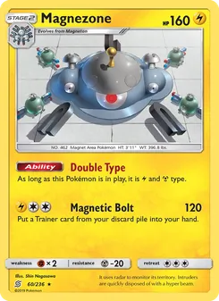 Magnezone card from Unified Minds, number 60/236