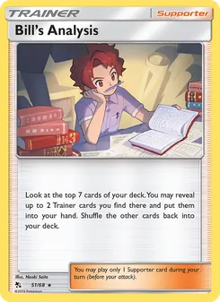 Bill’s Analysis card from Hidden Fates, number 51/68