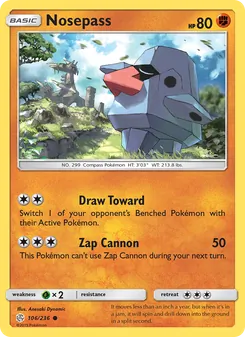 Nosepass card from Cosmic Eclipse, number 106/236