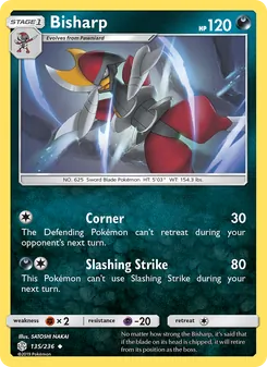 Bisharp card from Cosmic Eclipse, number 135/236