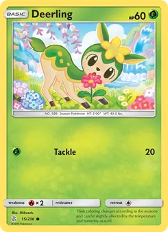 Deerling card from Cosmic Eclipse, number 15/236