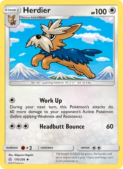 Herdier card from Cosmic Eclipse, number 175/236