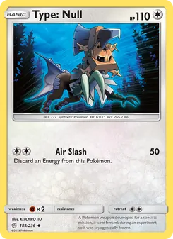 Type: Null card from Cosmic Eclipse, number 183/236