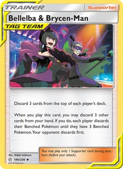 Bellelba & Brycen-Man card from Cosmic Eclipse, number 186/236