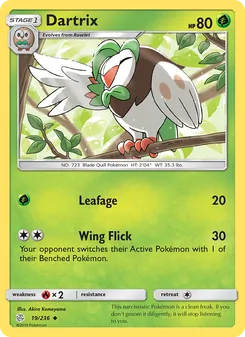 Dartrix card from Cosmic Eclipse, number 19/236