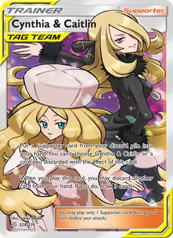 Cynthia & Caitlin card from Cosmic Eclipse, number 228/236