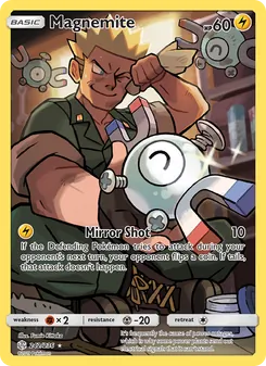 Magnemite card from Cosmic Eclipse, number 242/236