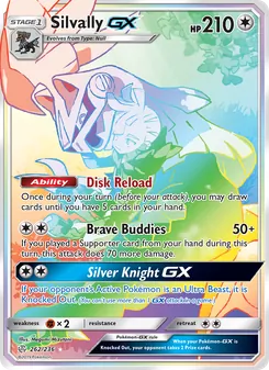 Silvally GX card from Cosmic Eclipse, number 262/236