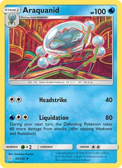Araquanid card from Cosmic Eclipse, number 65/236
