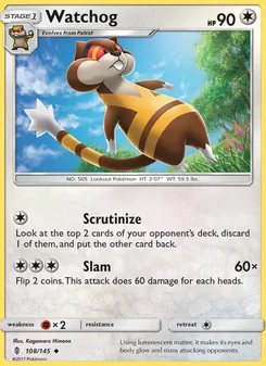 Watchog card from Guardians Rising, number 108/145