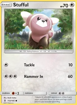 Stufful card from Guardians Rising, number 112/145