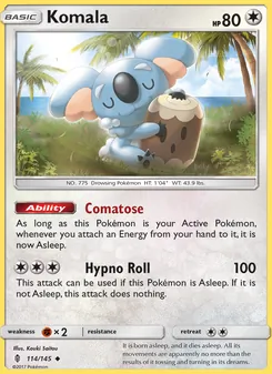 Komala card from Guardians Rising, number 114/145