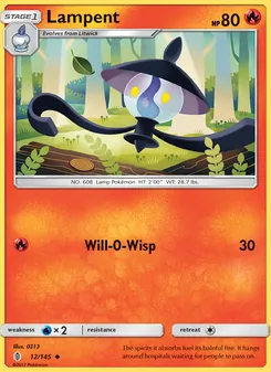 Lampent card from Guardians Rising, number 12/145