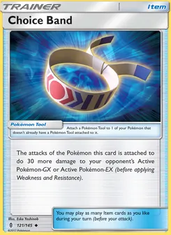 Choice Band card from Guardians Rising, number 121/145