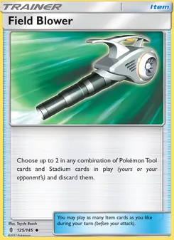 Field Blower card from Guardians Rising, number 125/145