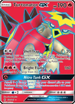 Turtonator GX card from Guardians Rising, number 131/145