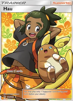 Hau card from Guardians Rising, number 144/145