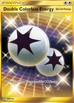 Double Colorless Energy card from Guardians Rising, number 166/145