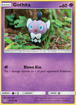 Gothita card from Guardians Rising, number 52/145
