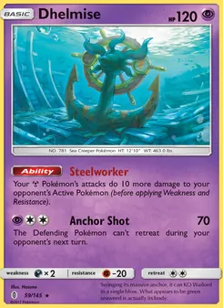 Dhelmise card from Guardians Rising, number 59/145